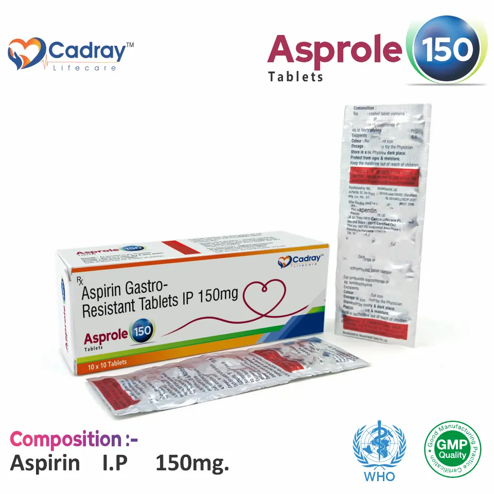 Aspirin 150mg tablet best price for PCD pharma franchise
